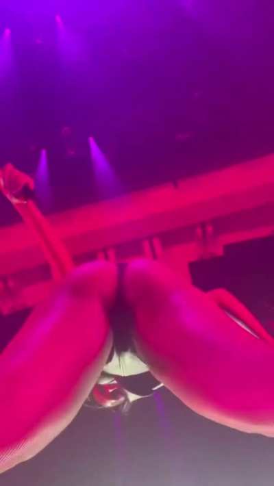 Meg on stage 