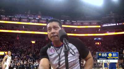 [Highlight] Warriors announcers disappointed in Bill Kennedys mic performance on the coaches challenge