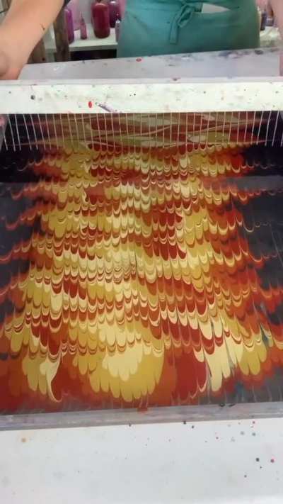 Water Marbling art