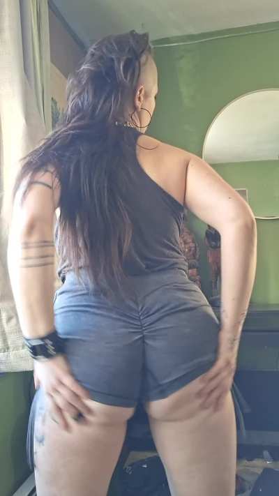 Grabbing my clothed ass and shaking