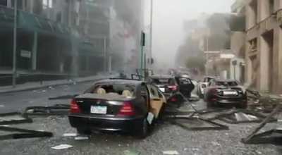 The streets of Beirut right now