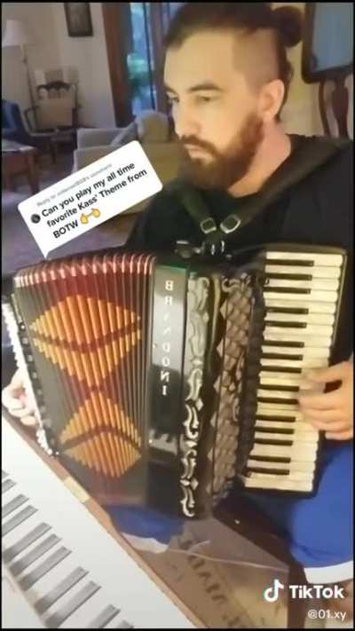 Kass&rsquo; song done beautifully on an accordion.