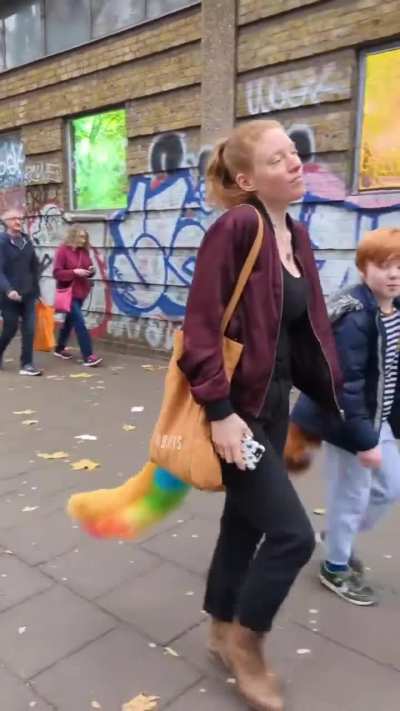 Two tails going for a walk