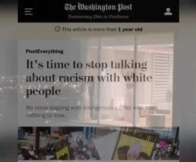 Racism against white people can&rsquo;t exist, right? A compilation of headlines that begs to differ.