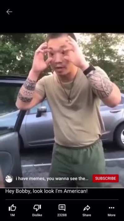 Hey Bobby look at me