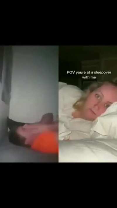 A normal sleepover
