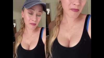 When I masturbate to Olivia Taylor Dudley's big boobs, sometimes I get so excited that I start calling her "Mommy" out loud when I cum. I have masturbated to this video many times. I like to stare at her in this video and call her "Mommy! Mommy! Mommy!" w