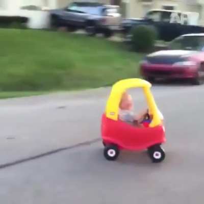 Removing the car from the child