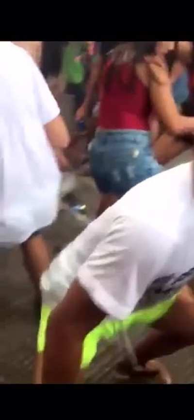 Men are finally getting in on twerking related violence.