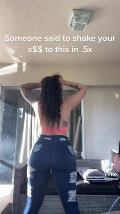In jeans though😩