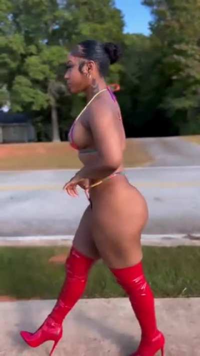 Side view, back view