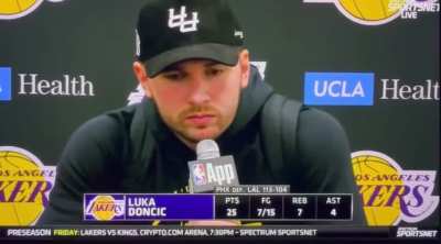 Luka: "Obviously I had to carry JJ when he was my teammate, he couldn't move at all. So I had to carry him big time."