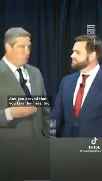 Tim Ryan calls out JD Vance in Ohio debate for kissing Trump's ass