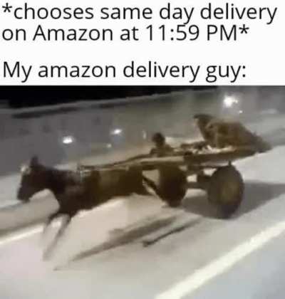 Gotta go fast