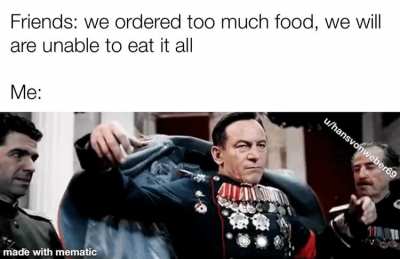 &ldquo;I&rsquo;m off to represent the entire Red Army at the buffet&rdquo;