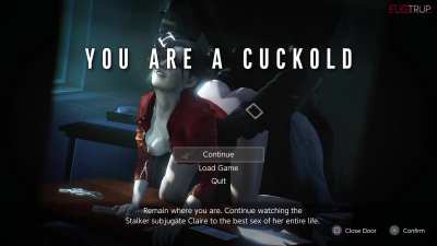 Mr. X finds Claire before Leon, who's too nervous to do anything (Fugtrup, Gamified TO9)