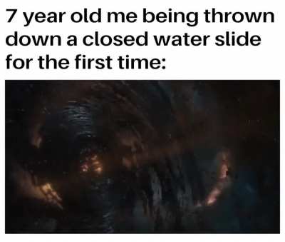 Cosmic water slides