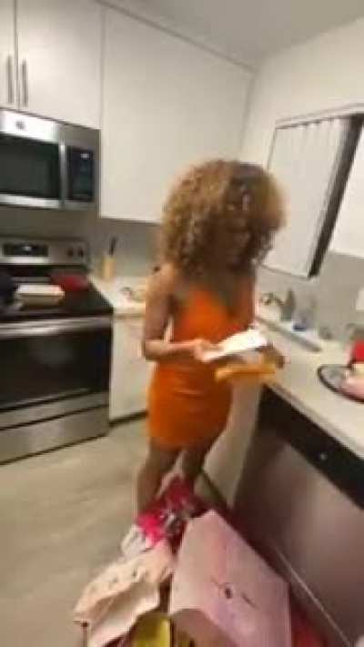 Surprise birthday gift for his lady