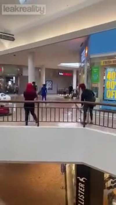 Shopping frenzy.