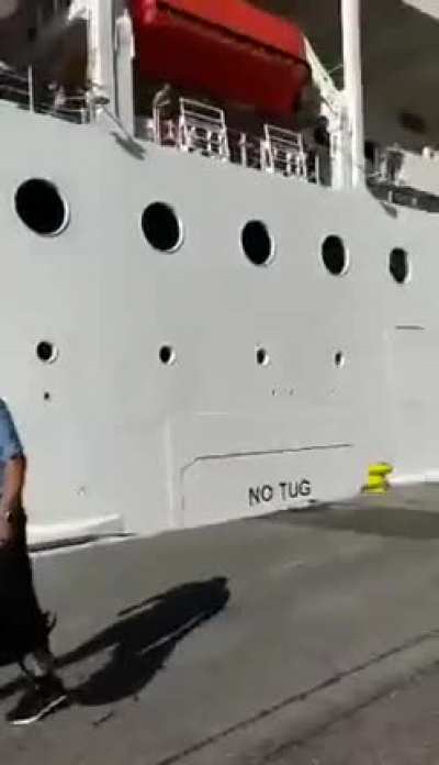 Cruise ship crash