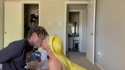 Just a peck