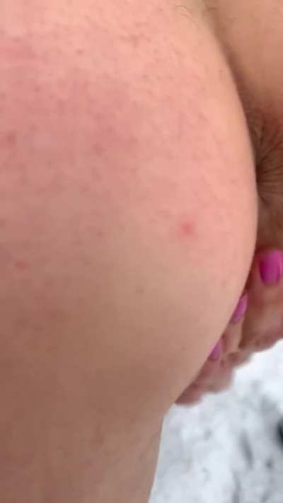 When i'm very horny i take a break from the road to masturbate