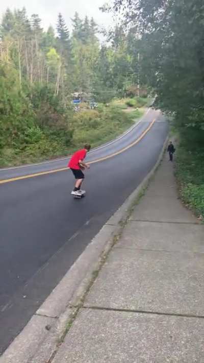 Trying to show off to your friends