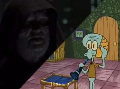 Squidward executes Order 66