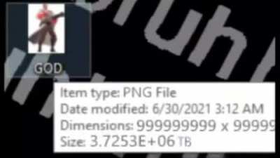 Blursed Picture of "God"