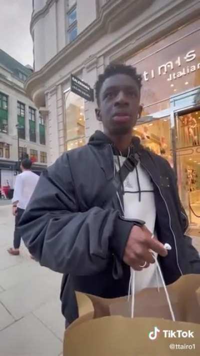 Tobi being messed with by some guy