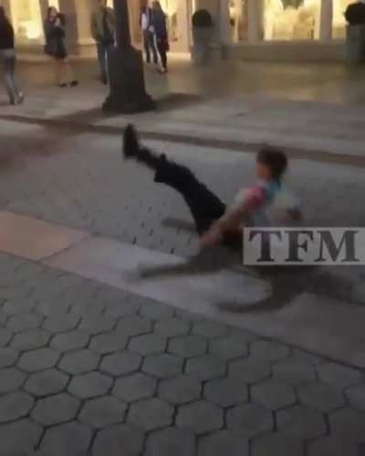 Trying to do a backflip off a skateboard