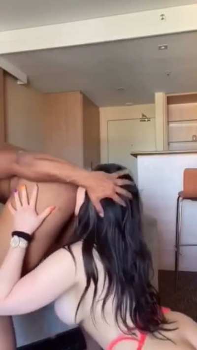 Your wife may be this hot IG slut but to me she&rsquo;s just an ass cleaner lol how humiliated do you feel? You fought for this woman. 😂😂