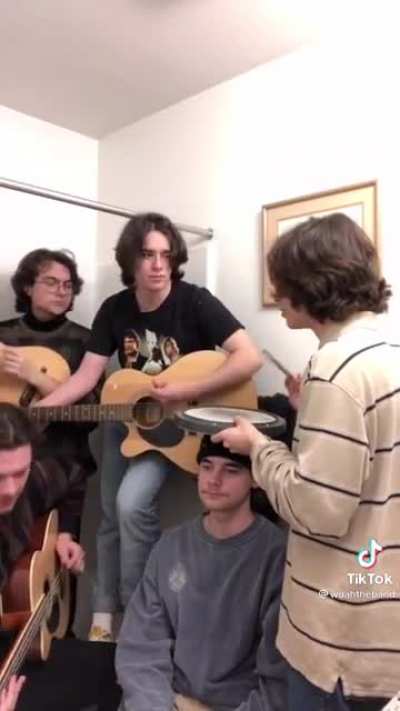 I like how they all have the same haircut
