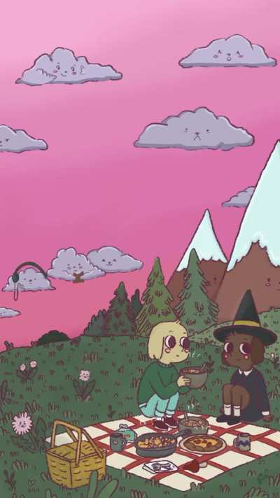 Moving wallpaper/gif I made💖