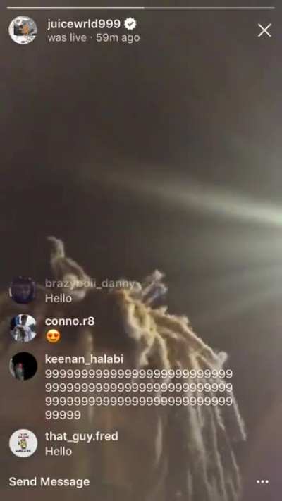 "Alright" IG Live Recording