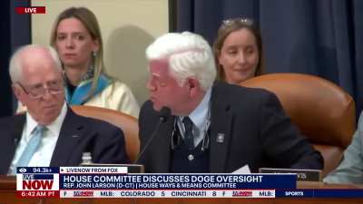 Rep. John Larson calls out Elon Musk on DOGE scam