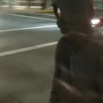 UFC fighter Jon Jones confronts two white teenagers for trying to destroy his city and takes away their spray cans.