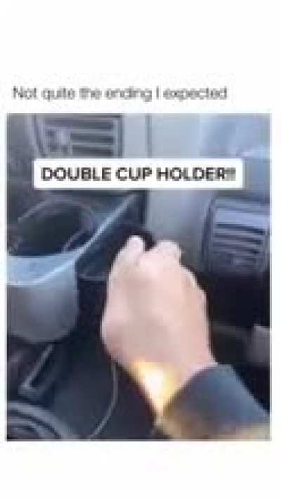 double cup holder