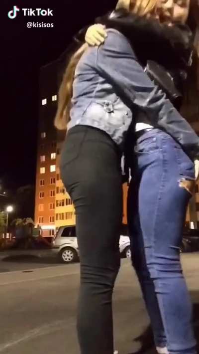 Hands fitting tightly