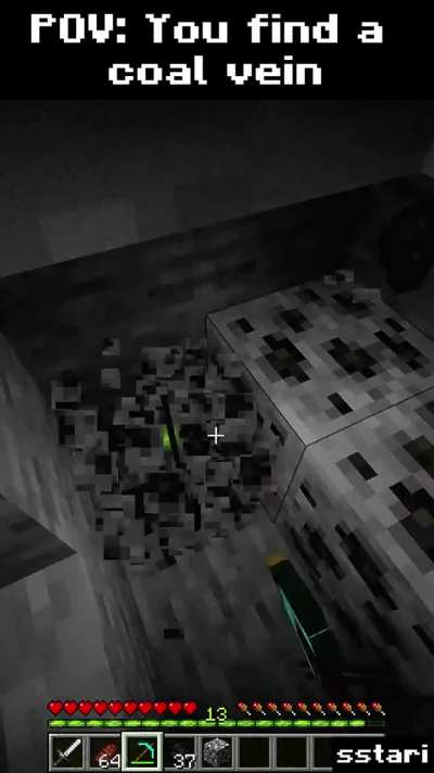 POV: you find a coal vein 