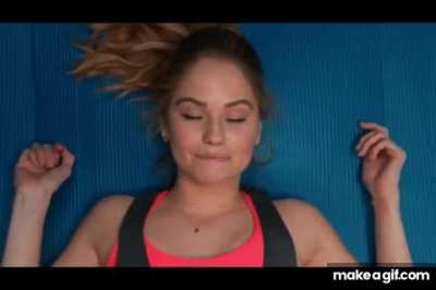 I’m imagining being on top of Debby Ryan and she looks at me like this