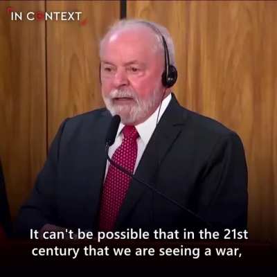 Ru Pov: Brazil&rsquo;s President Lula called for a negotiated resolution to the Russia-Ukraine war (No Pov)