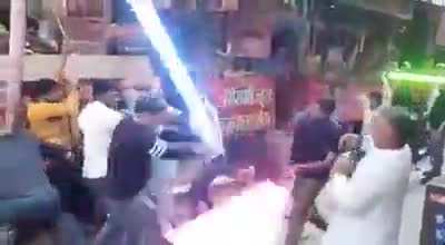 A street fight in India