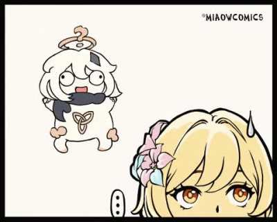 The Paimon who the traveller actually be with&hellip; Imagine it really looks like that in game