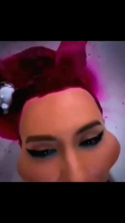 minha tia usando botox