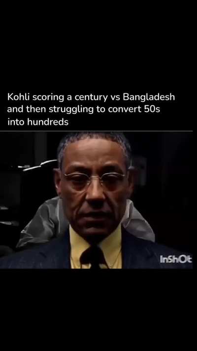 Trauma (His 70th century came against Bangladesh in 2019 and after that we know what happened)