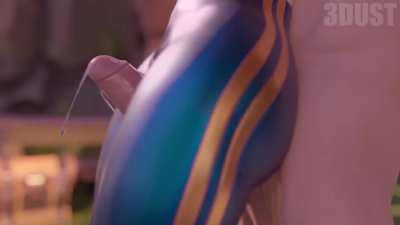 Chun-Li - "Thighjob Remastered" (ThreeDust)