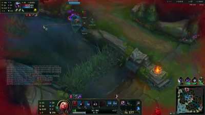 My jungler finally decided to gank my lane