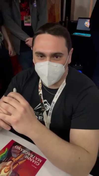Gianni Matragrano at PAX East 2023 Boston