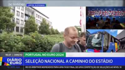 Rep&oacute;rter da SIC explica o que se passou